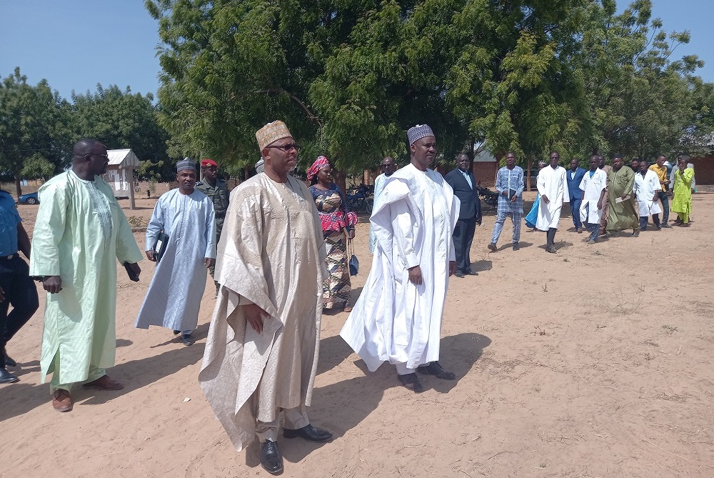 Visite d'inspection des équipements et infrastructures de l'institut walya de Yagoua par Monsieur le Recteur